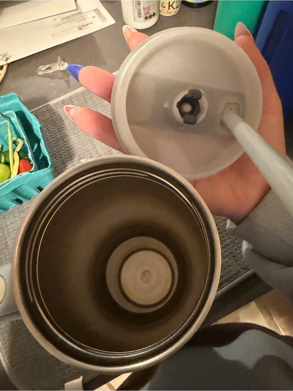 Used Stanley Light Blue 40oz - Picture 6 of 6
